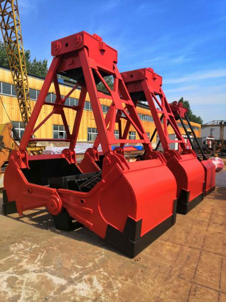 0.5m³ - 10m³ Four Rope Grab Bucket Mechanical Dredging Energy Efficient