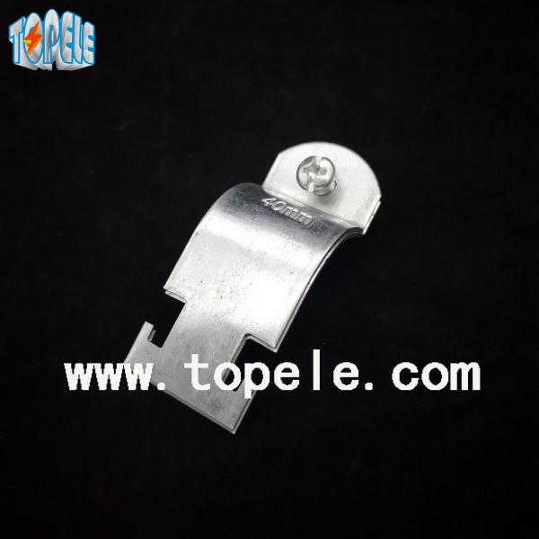 ISO UL 16MM - 50MM Compliant Steel Pipe Clamps , Strut Channel / Strut Pipe Clamps