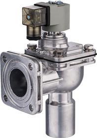 Válvula de controle estável do diafragma, tipo tipo válvula de G da flange de solenoide pneumática