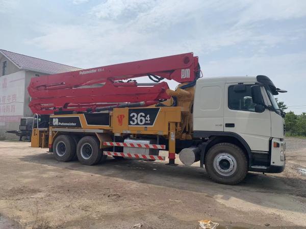 Máquinas resistentes usadas diesel da construção do caminhão da bomba concreta 10390*2490*3938mm