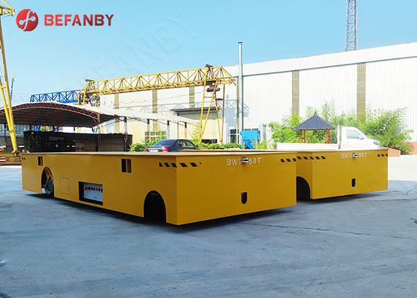 Outdoor Motorised Trackless Transfer Cart With Steering Wheel
