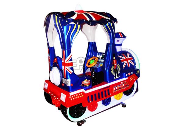 Shopping Mall Fun Fair Kiddie Happy Swing Car Coin Operated British Train Style