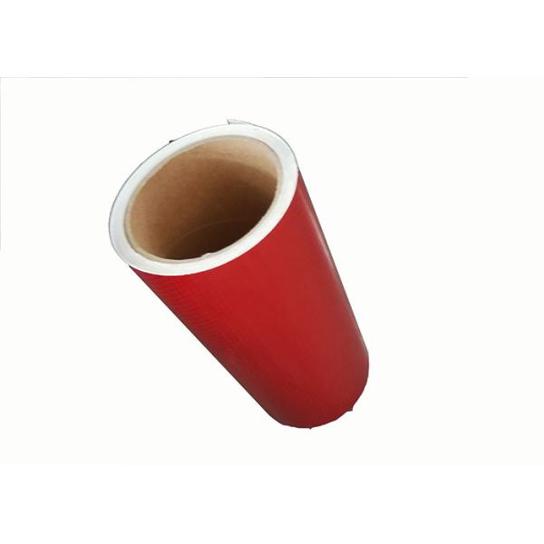 Marcação de advertência autoadesiva do rolo reflexivo verde vermelho amarelo do