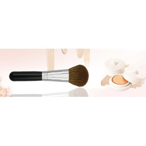Short Handle Synthetic Bronzer Kabuki Makeup Brush For Powder Foundation