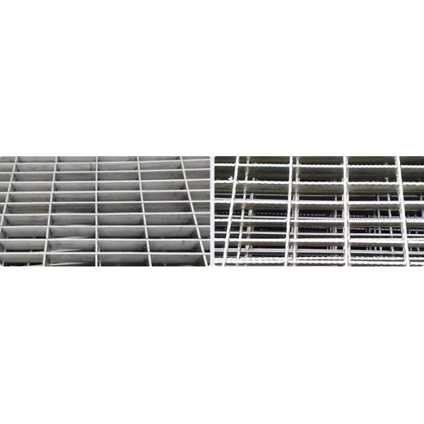 Горячая окунутая гальванизированная пресса дорожки безопасности гратинг сварила квадрат 2 4 6 Мм