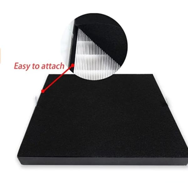 Customizable Size High-Efficiency HEPA and Activated Carbon Filter for Odor Elimination in Air Purifiers