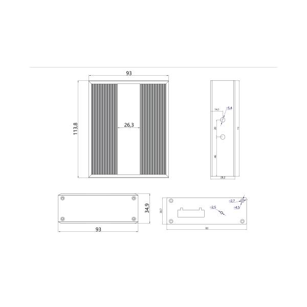 Зажженный 5-портный гигабитный неуправляемый Ethernet Switch Network Hub 120W PoE E-Mark подтвержден