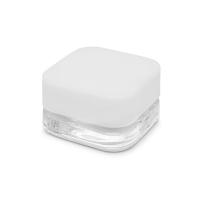 Frasco de vidro quadrado 5 ml resistente a crianças Frasco de cera quadrado transparente Qube