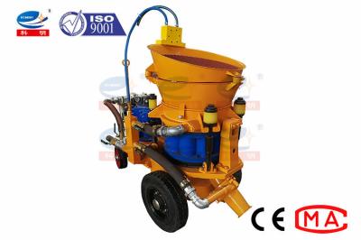 Concreto que pulveriza a máquina pneumática do Shotcrete conduzida pelo compressor de ar