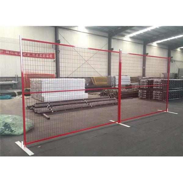 Construction Powder Coated Q195 Temporary Site Fencing 6ft Panels