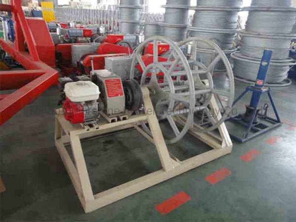 Detachable 5 Ton Wire Cable Take Up Machine Winch Puller With Motor