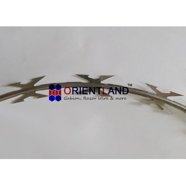 Sharp Helical Cbt60 Galvanized Concertina Wire Hot Rich Galvanized Steel