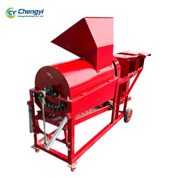 800 - 1000kg/H Chestnut Sheller Durable Nut Cracking Machine Multi Crop Processing