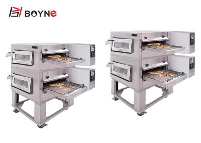 Do forno comercial da pizza do restaurante convecção elétrica de aço inoxidável de duas plataformas