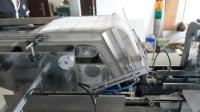 Máquina del embalador de la caja del tejido facial con el aplicador del pegamento de América Nordson