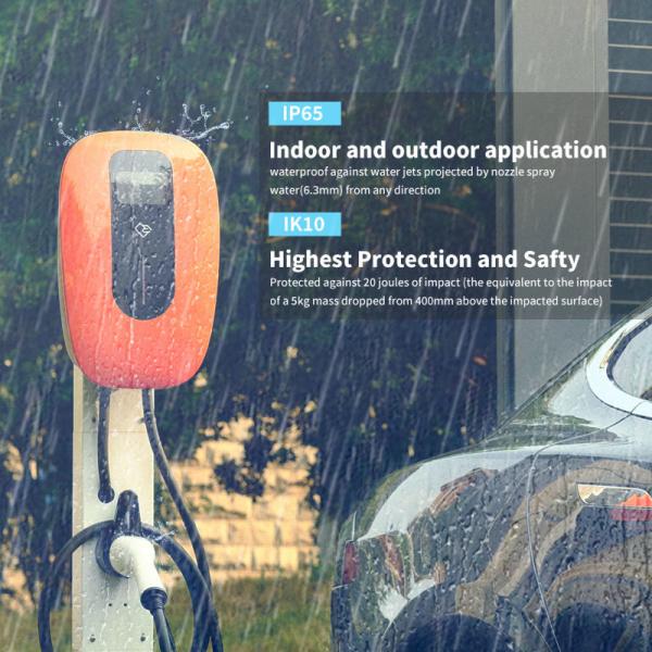 OCPP 1.6 Wall Box EV Car Charger 7 KW 11 KW 22 KW For Home Europe