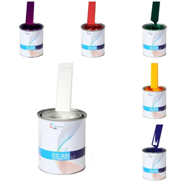 Tinta auto branca brilhante e lisa, tinta acrílica durável.