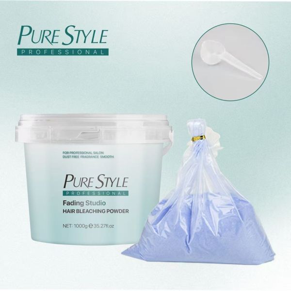 PureStyle  Premium Quality Blue Hair Bleaching Powder Raw Material Hair Colors Removers Dust Free  OEM