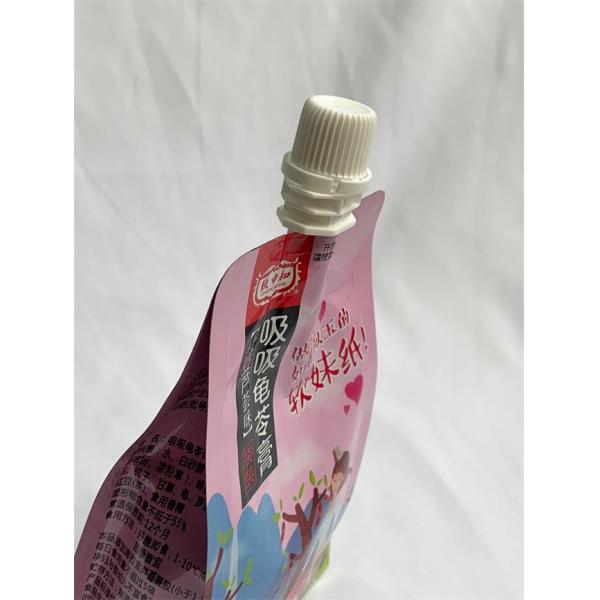 110 Microns Stand Up Spout Packaging Pouch Bottom Seal AL Material