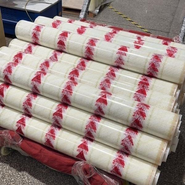 50 Mic Clear Transparent Self Adhering Hard Floor Protection Film Rohs BSCI Certified 60CM Width 50M Or 100M in Length