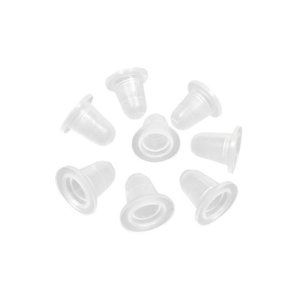 1.4cm Disposable Durable Silicone Tattoo Ink Ring Caps Eyelash Grafting