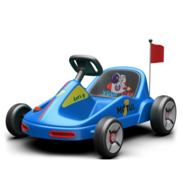 2024 Ride On Toy 2.4G Kart de control remoto con pantalla de potencia y ajuste de volumen