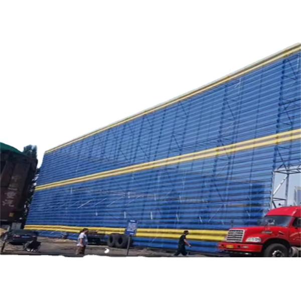 Сцинкованные железные панели для ограждения от ветра Легко устанавливать 100% полиэстер заполнять 25% - 40% Открытие отверстия