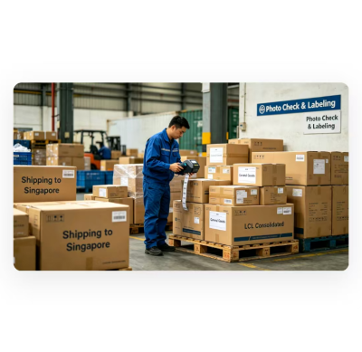 Reliable Shipping To Singapore LCL Consolidated Sea Freight DDP Door To Door Delivery