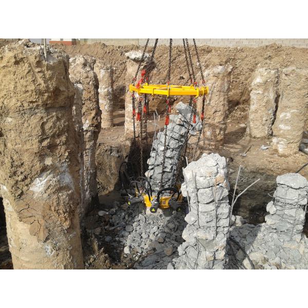 Concrete KP380A Hydraulic Pile Breaker Diameter 600-1800mm Max Rod Pressure 360kN