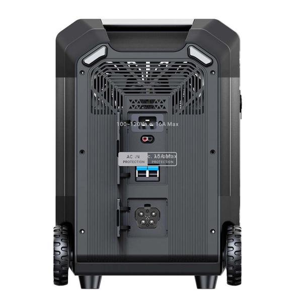AC Adaptor Portable 5000w Solar System Power Station With Solar Pane Battery For Camping