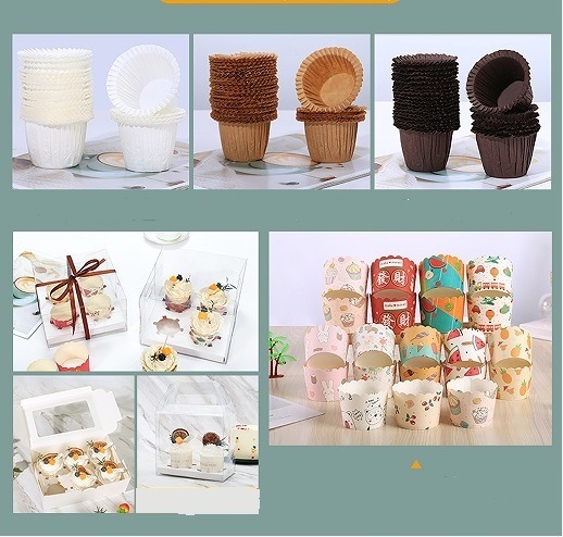 Temperature Resistant Oven Cup Paper Cake Cup Customization Paper Holder Baking Cup