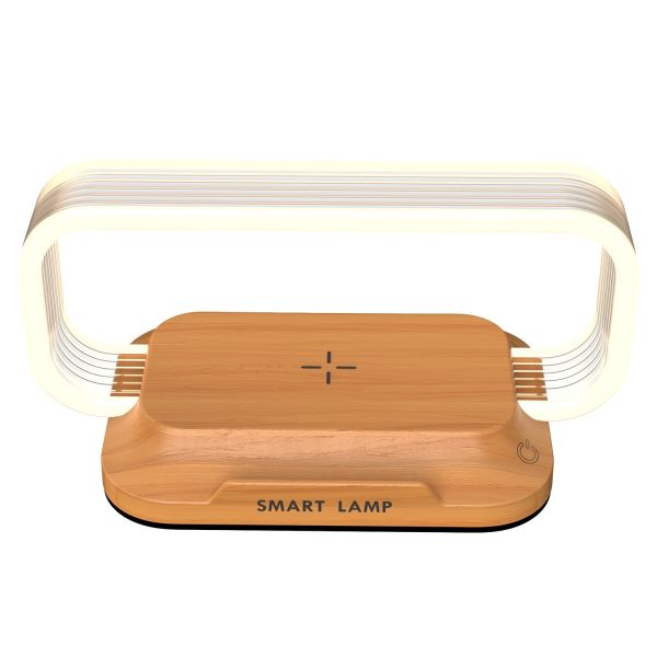 Wood LED Rechargeable Table Lamp