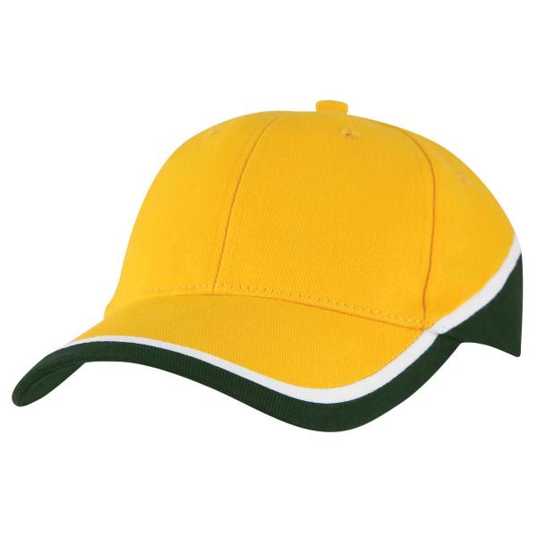 100% хлопок напечатало бейсбольные кепки/стиль сэндвича Стрипед бейсбольной кепкой