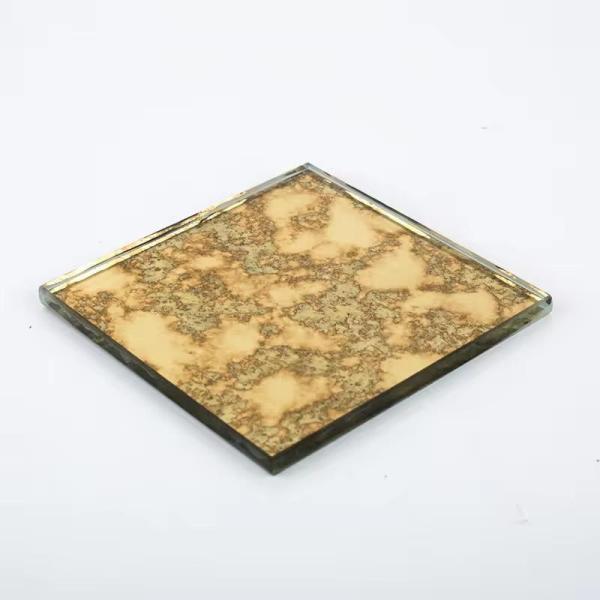 Frameless 4-6mm Antique Mirror Decorative Art Glass for Household Beautification