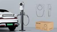 7KW 11KW 21KW Smart ev charging pile WiFi Bluetooth Communication