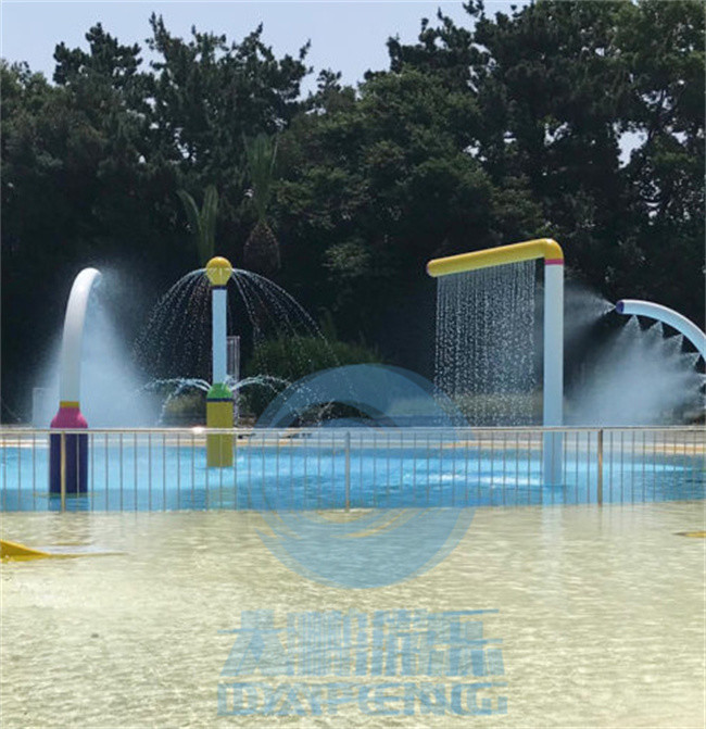 Занавес воды брызг формы парка 7 Aqua, гальванизировал стальные структуры воды для парка выплеска