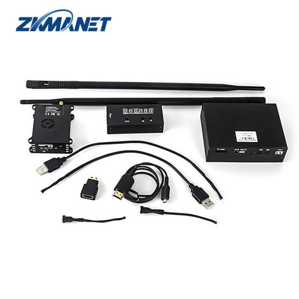 2-8MHz H.264 ワイヤレス HDMI受信機・送信機 システム UAV ドローン HDMI CVBS 送信