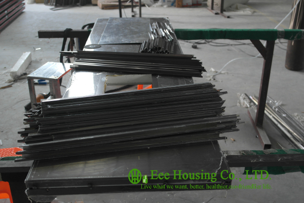 Flush Stainless Steel Doors And Frames With Glass Lites, Custom designed Fire Break Door