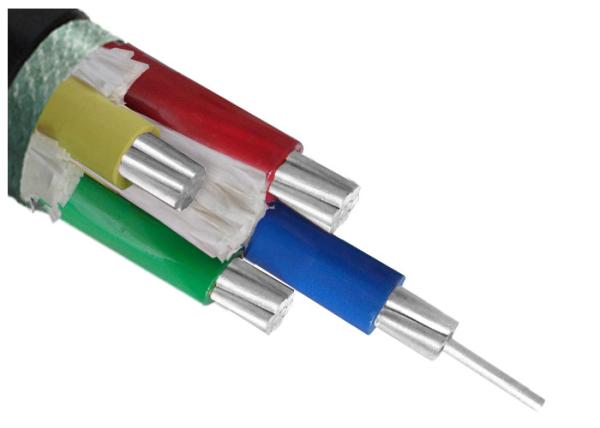 1000V Aluminum Conductor Three And Half Core PVC Insulated & Sheathed Unarmoured Cable