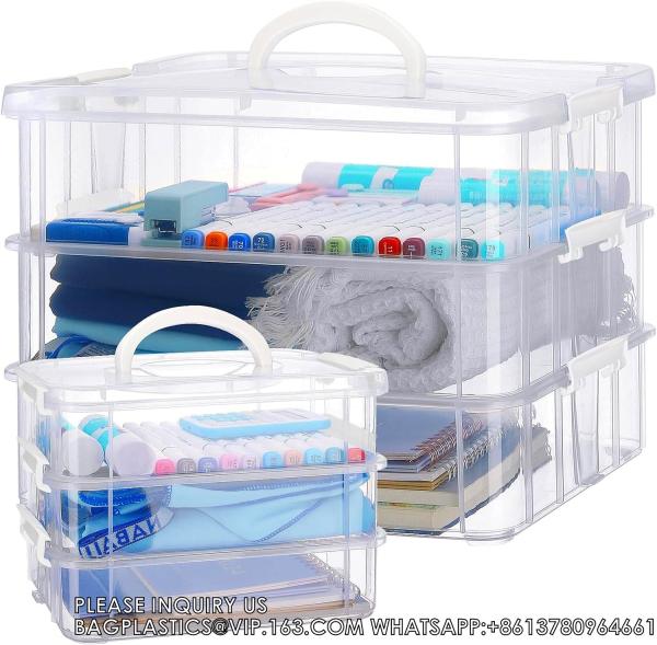 Craft Organizer Storage Box For Organizing Craft, Stationery, Sewing, Art Craft, Jewelry And Beauty Supplies