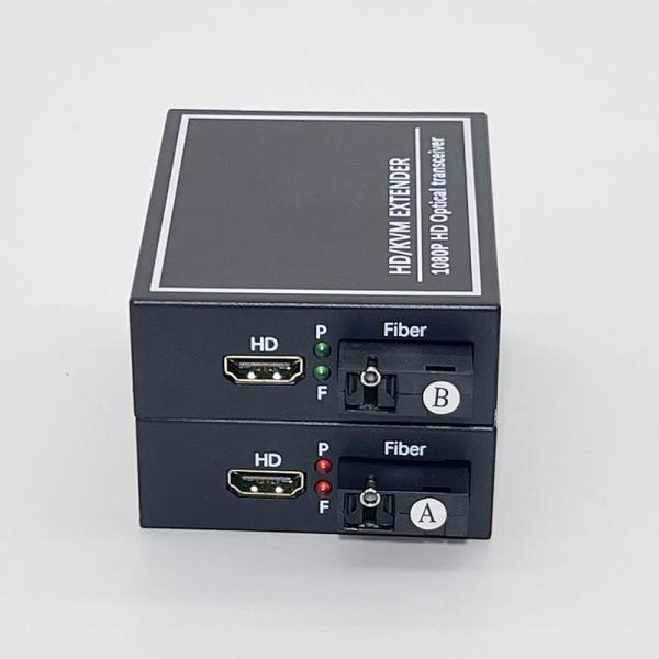 FONGKO Optical Extender HD to MI Fiber Optic Converter HD/KVM EXTENDER 1080P HD Optical Transceiver