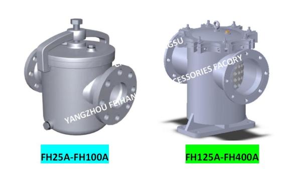 IMPA872007 Marine Daily Standard Cylindrical Water Filter - Flanged Cast Iron Cylindrical Water Filter 5K-100A