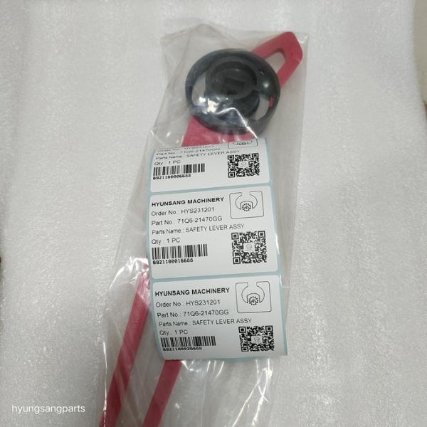 Excavator Safety Lever Assy 71Q6-21470GG 71Q6-21470 For R1200-9 R330LC9S