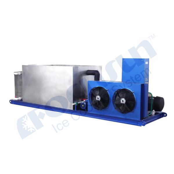 Focusun 1 Ton/24 Hours Brine Refrigerated Ice Maker Block Ice Machine with Compressor