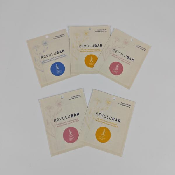 Back Sealed Biodegradable Mylar Bags Pillow Pouches For Tablets Sample