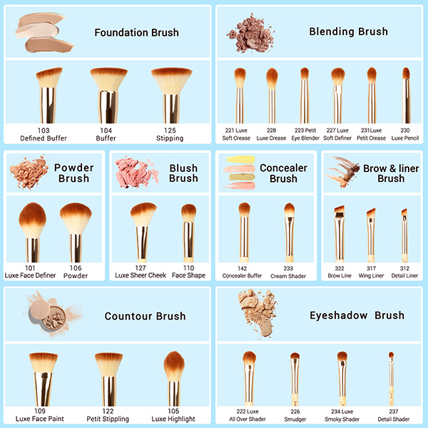 Jessup 25pcs Bamboo Makeup Brushes Set Makeup Foundation Brush Suppliers China Antimicrobial Brush T135