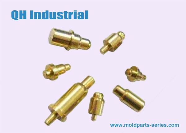 3uin 4uin 5uin Gold Plated Spring Contact Probes,2mm 3mm 4mm 5mm 6mm DIP Through Hole Type Pogo Pin