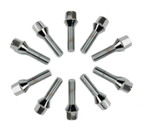 Stable Cone Seat Wheel Lug Bolts SCM 435 Forged Steel With 60 Degree Taper Head