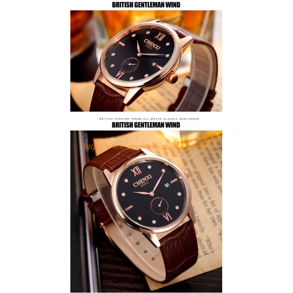 066A Rose Gold Roma Marks Stainless Steel Caseback Watch Quartz Movement Japan Watch OEM