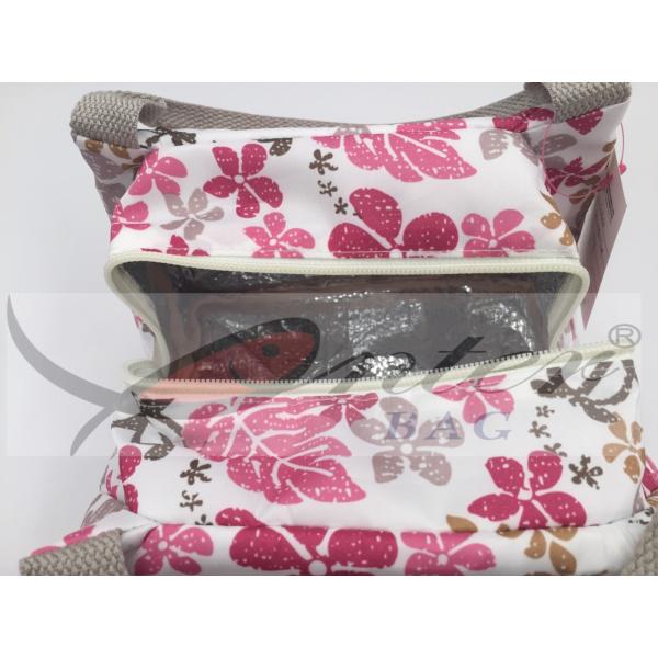 Aluminum Lining Travel Cooler Bag Special Printing Design For Office Workers / Students